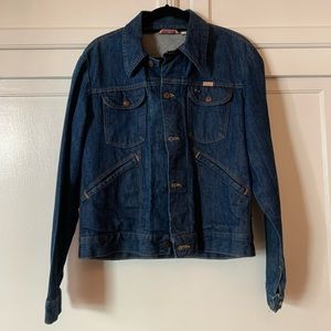 Medium Vintage Rustler Western Style Jean Jacket